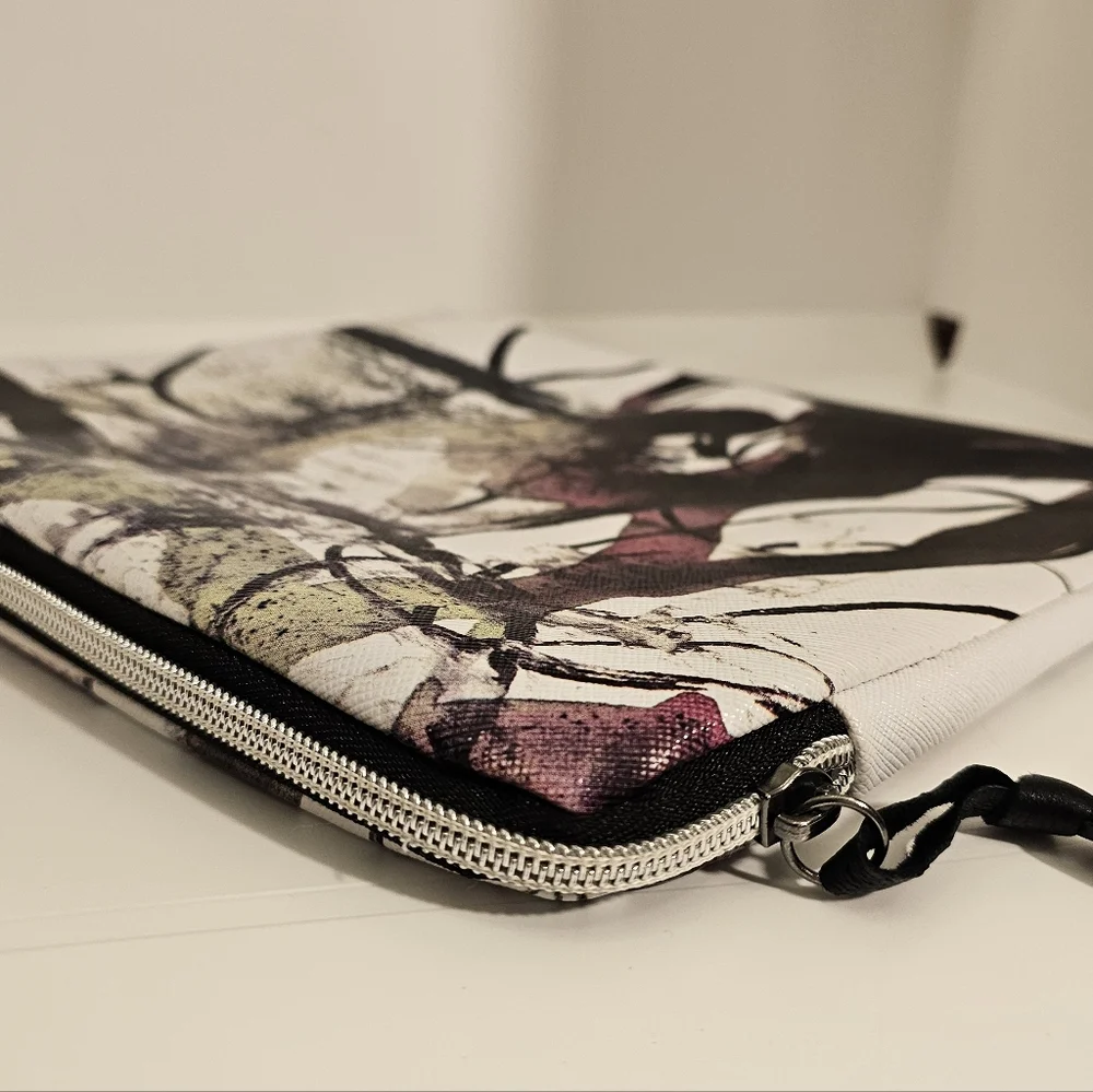 Neiman Marcus Colorful Abstract Tablet Pouch